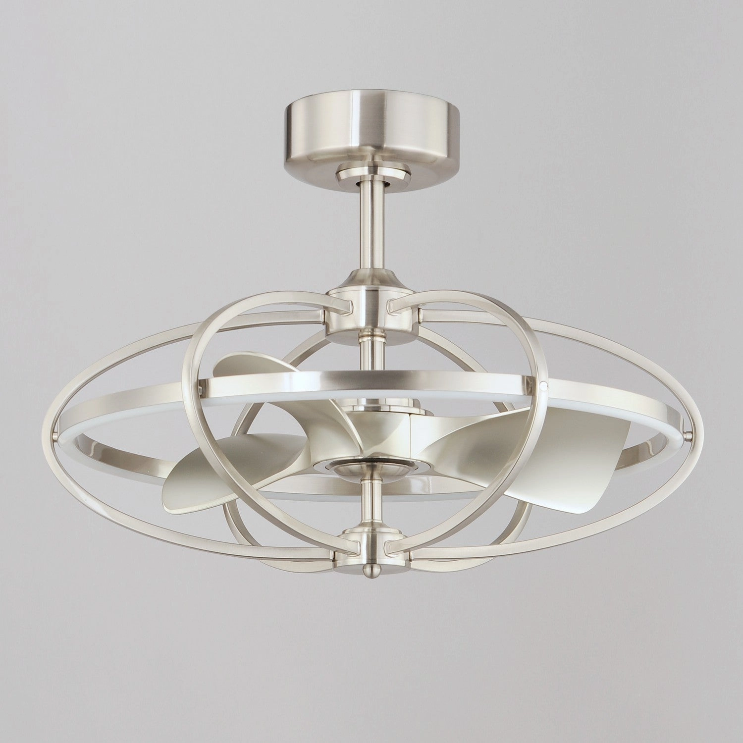 Corona Fan LED Fandelight Satin Nickel Fandeliers at discount prices