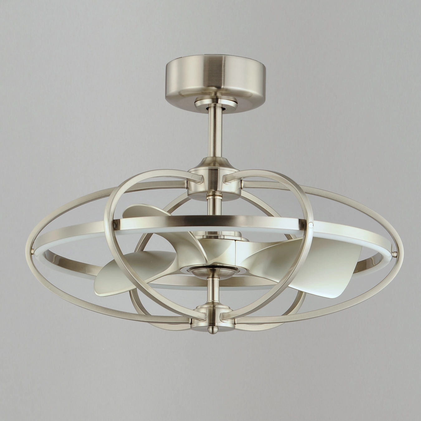 Corona Fan LED Fandelight Satin Nickel Small Room Fans sale