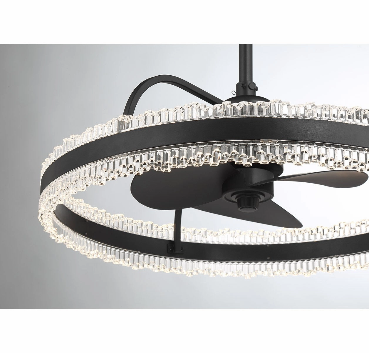 Corona LED Fan D'Lier Matte Black Mini Ceiling Fans promo