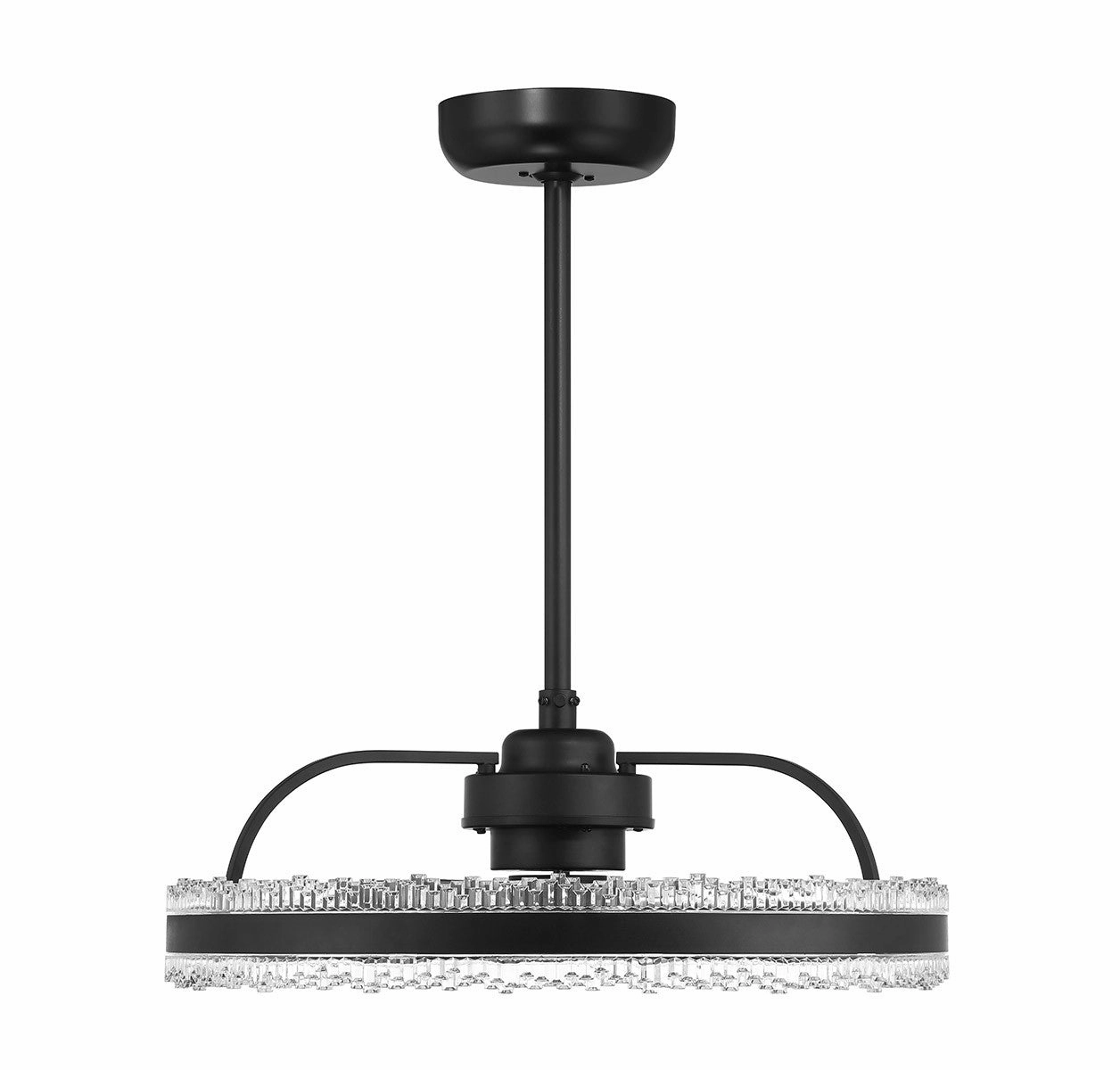 Corona LED Fan D'Lier Matte Black Mini Ceiling Fans promo
