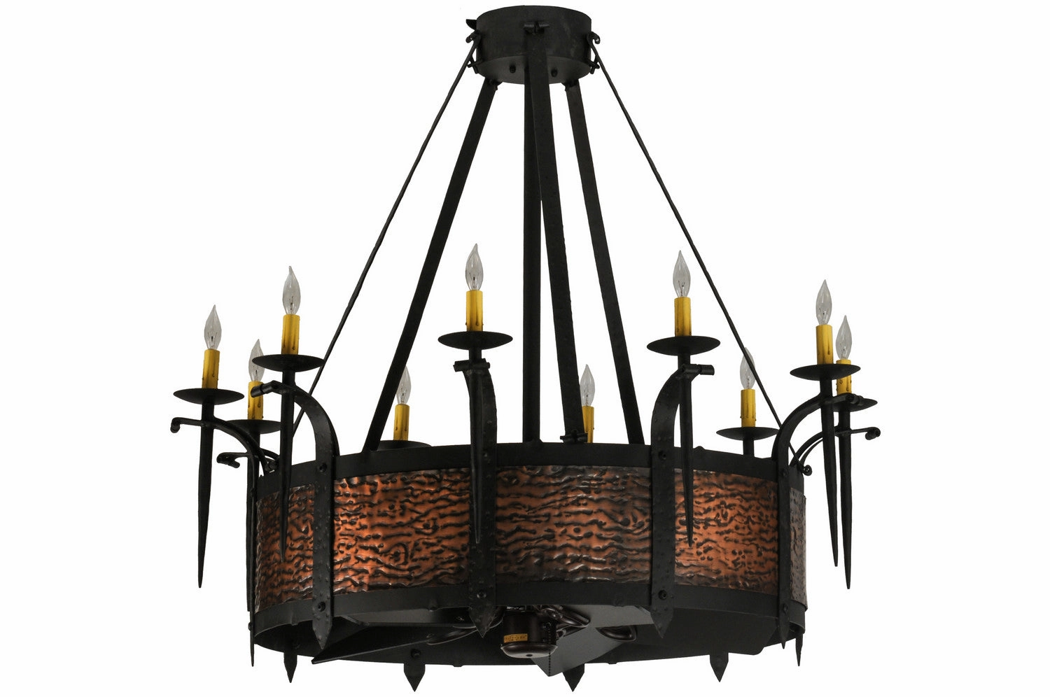 Costello Ten Light Chandel-Air Fandeliers FANS on sale now