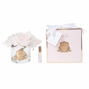 Cote Noire Perfumed Five Rose Pink Blush - Clear Glass Cote Noire Home Fragrance sale