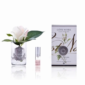 Cote Noire Perfumed Rose Bud Pink Blush - Clear Glass Cote Noire Home Fragrance sale