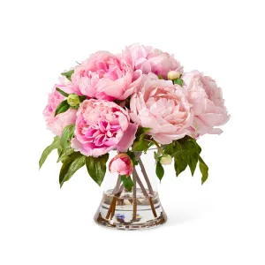 Cotton Candy Pink Peonies Artificial Flowers Spring Refresh
