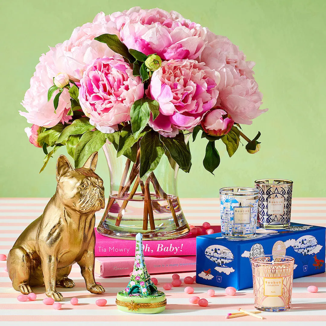 Cotton Candy Pink Peonies Faux Florals Wreaths hot price
