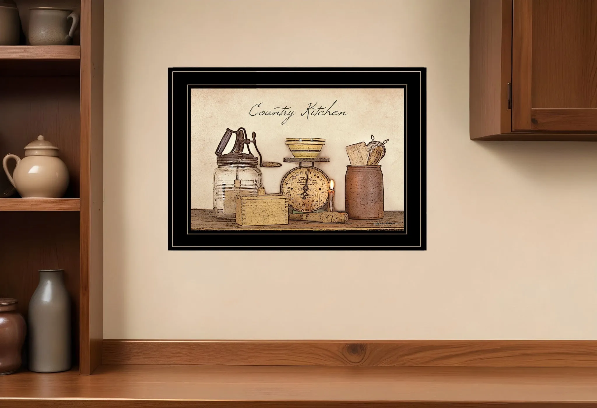Country Kitchen 10 Black Framed Print Kitchen Wall Art Discount Wall Decor Sets