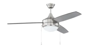 Craftmade Phaze Energy Star 3 Blade EPHA52BNK3-BNGW Ceiling Fan 52 - Brushed Polished Nickel, Brushed Nickel/Greywood/ Hugger Ceiling Fans deals