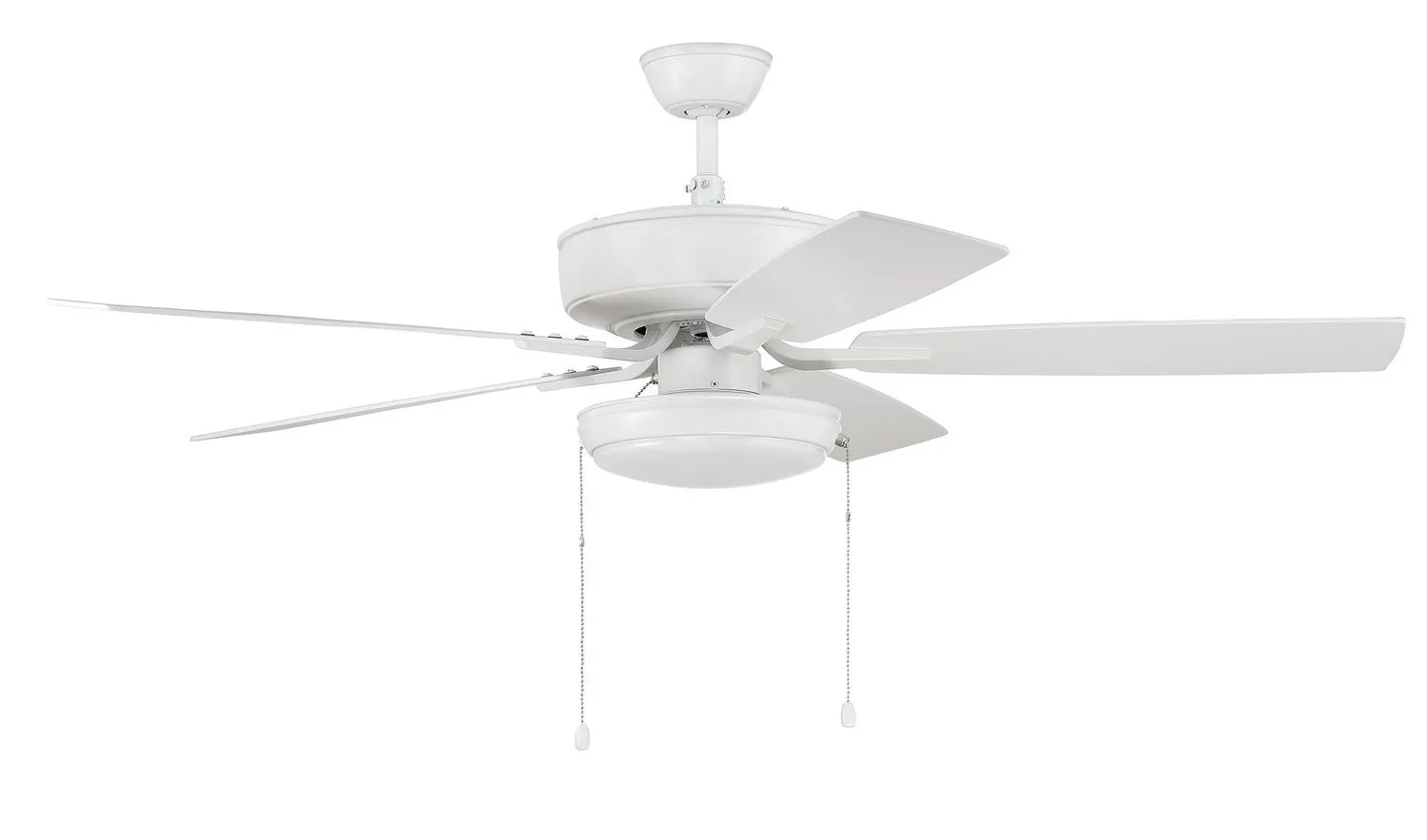 Craftmade Pro Plus 119 P119W5-52WWOK Ceiling Fan 52 - White, White/Washed Oak/ Hugger Ceiling Fans deals