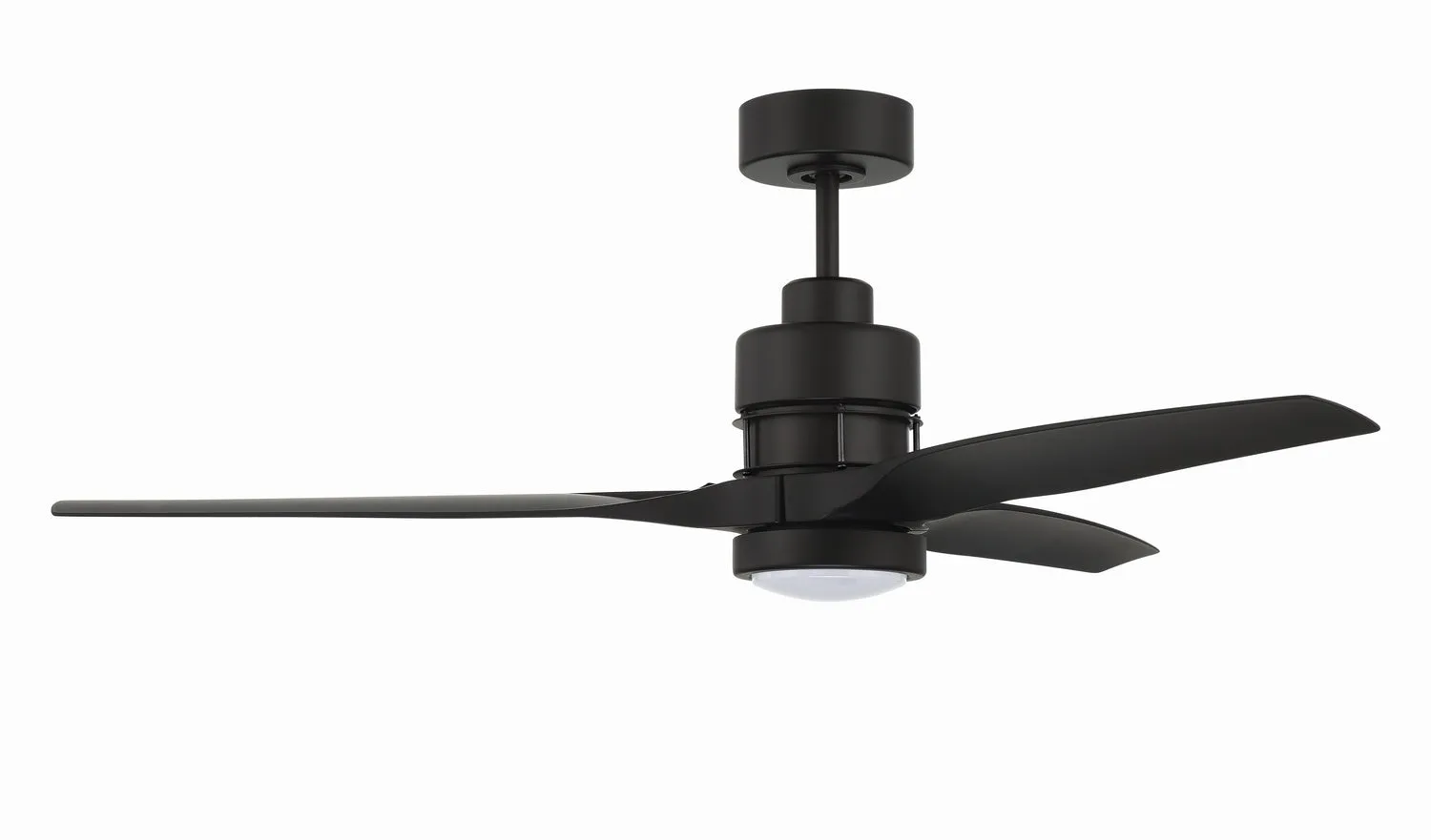 Craftmade Sonnet WiFi 52 SONWF52FB3-FBP Ceiling Fan 52 - Flat Black, Flat Black/Flat Black/ Hugger Ceiling Fans deals