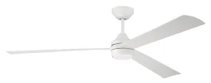 Craftmade Sterling STL60W3 Ceiling Fan 60 - White, White/White/ Hugger Ceiling Fans deals