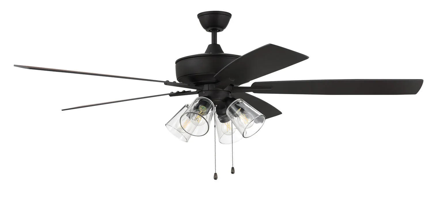 Craftmade Super Pro 104 S104ESP5-60ESPWLN Ceiling Fan 60 - Espresso, Espresso/Walnut/ Hugger Ceiling Fans deals