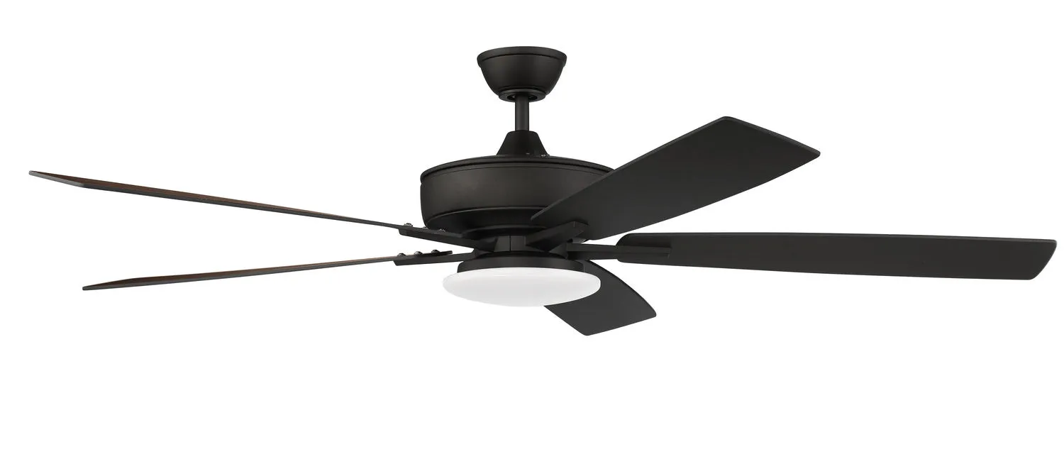 Craftmade Super Pro 112 S112ESP5-60ESPWLN Ceiling Fan 60 - Espresso, Espresso/Walnut/ Hugger Ceiling Fans deals