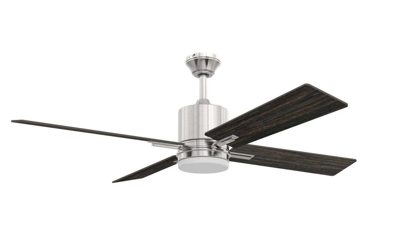 Craftmade Teana Remote TEA52BNK4-UCI Ceiling Fan 52 - Brushed Polished Nickel, Brushed Nickel/Walnut/ Hugger Ceiling Fans deals