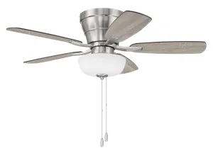 Craftmade Wheeler| Indoor Ceiling Fan with 18W A19 & Pull Chain Ceiling Fans With Lights Sale
