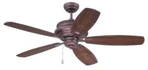 Craftmade Yorktown YOR52OB5 Ceiling Fan 52 - Oiled Bronze, Walnut/Oiled Bronze/ Hugger Ceiling Fans deals