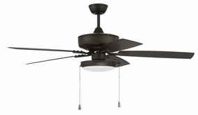 Craftmade Outdoor Pro Plus 119 52" Pull Chain Ceiling Fan with Slim 18W LED Outdoor Ceiling Fans discount