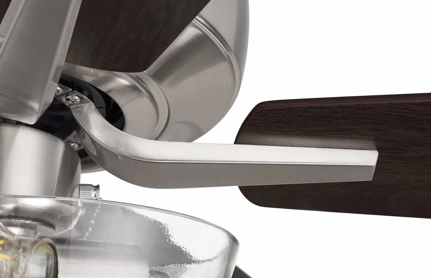 Craftmade Pro Plus 101 52" Pull Chain Ceiling Fan with Clear Bowl LED Light Kit