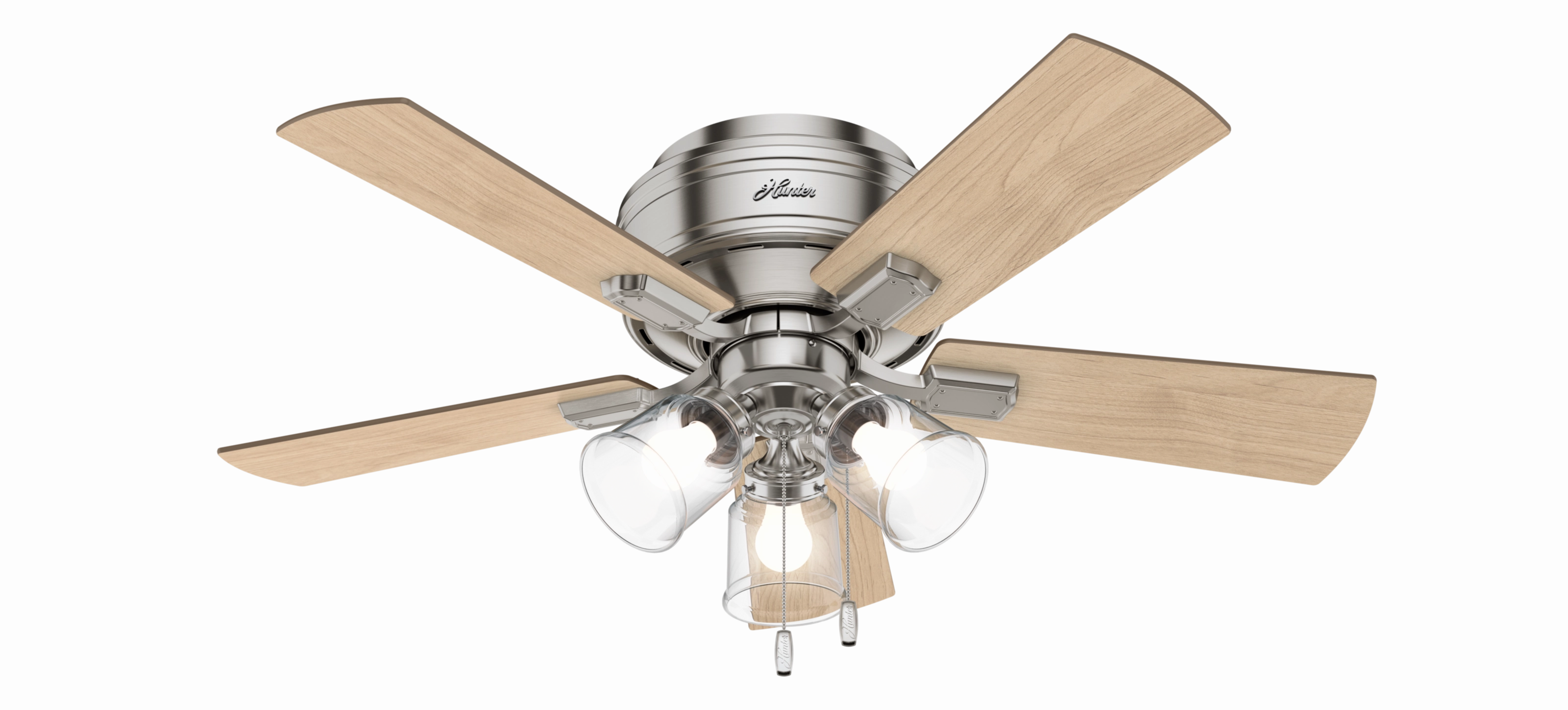 Crestfield 42"Ceiling Fan Brushed Nickel Small Room Fans sale