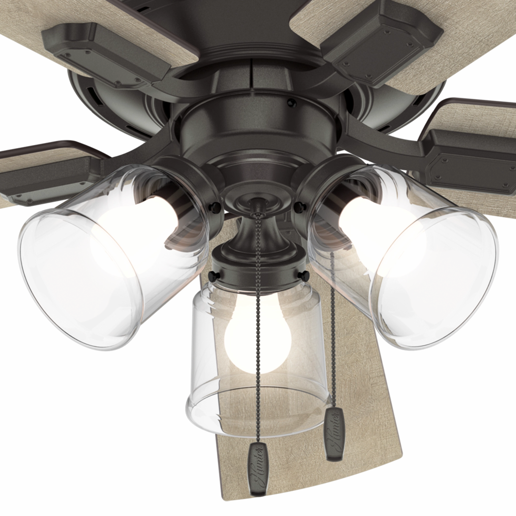 Crestfield 52"Ceiling Fan Noble Bronze Huggers flush mount fans deals