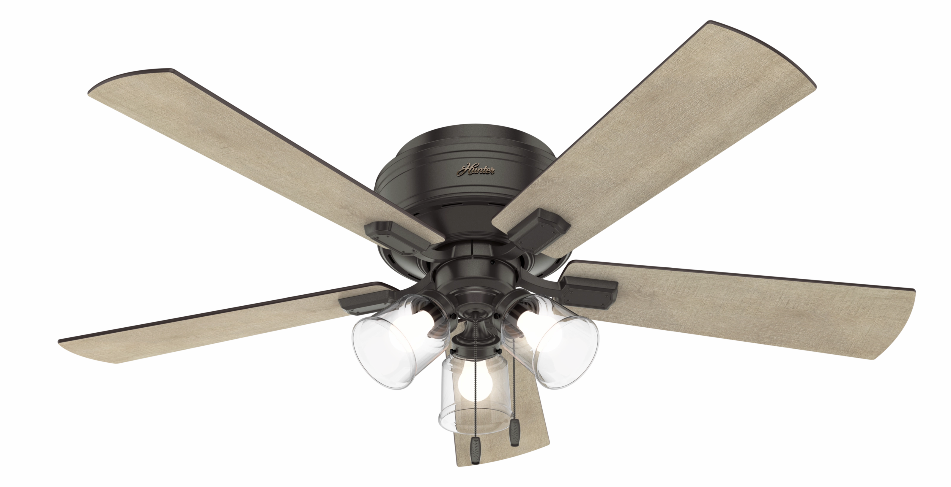 Crestfield 52"Ceiling Fan Noble Bronze Huggers flush mount fans deals