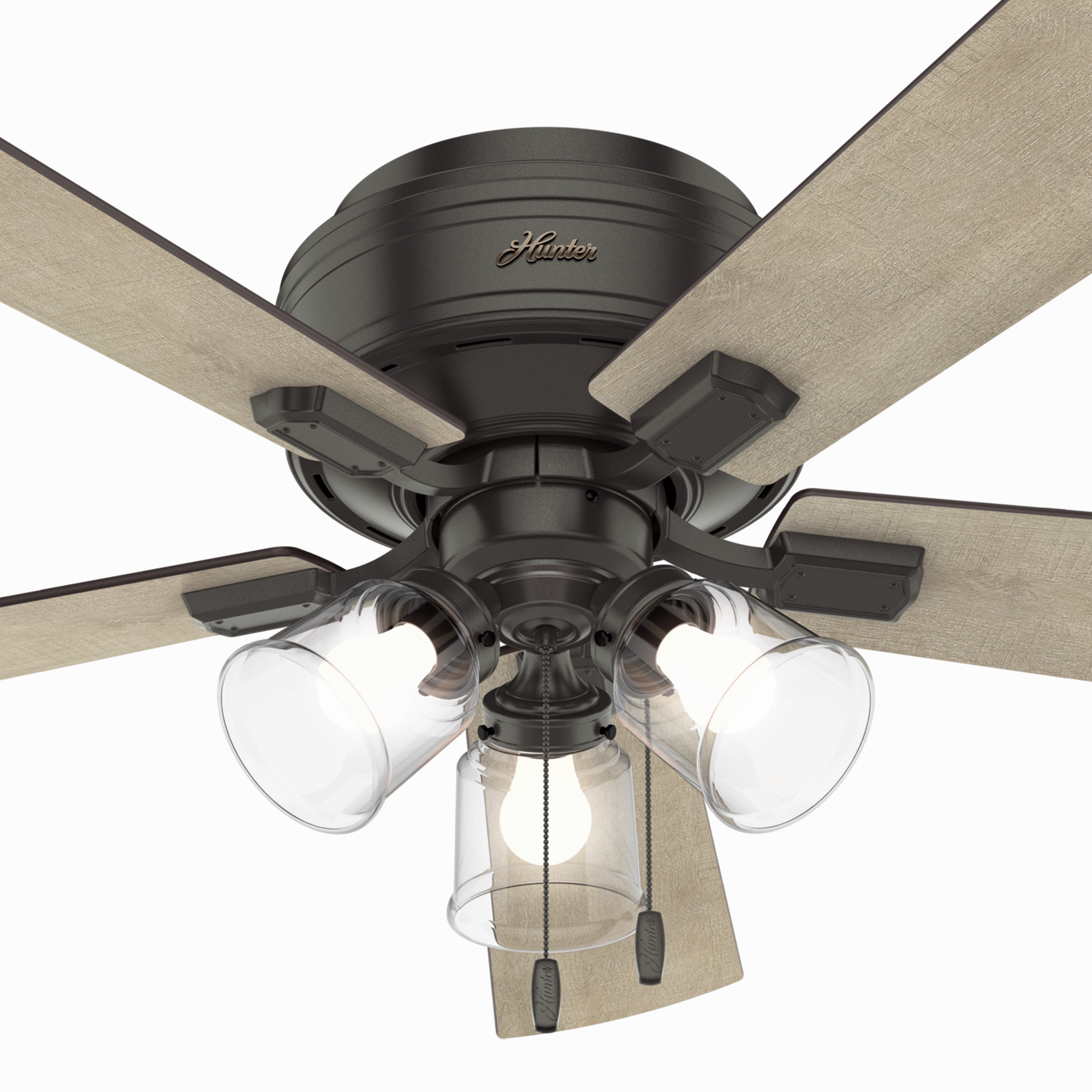 Crestfield 52"Ceiling Fan Noble Bronze Huggers flush mount fans deals