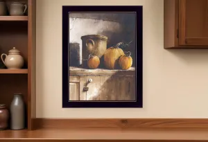 Crocks and Pumpkins 2 Black Framed Print Wall Art Affordable Wall Decoration items