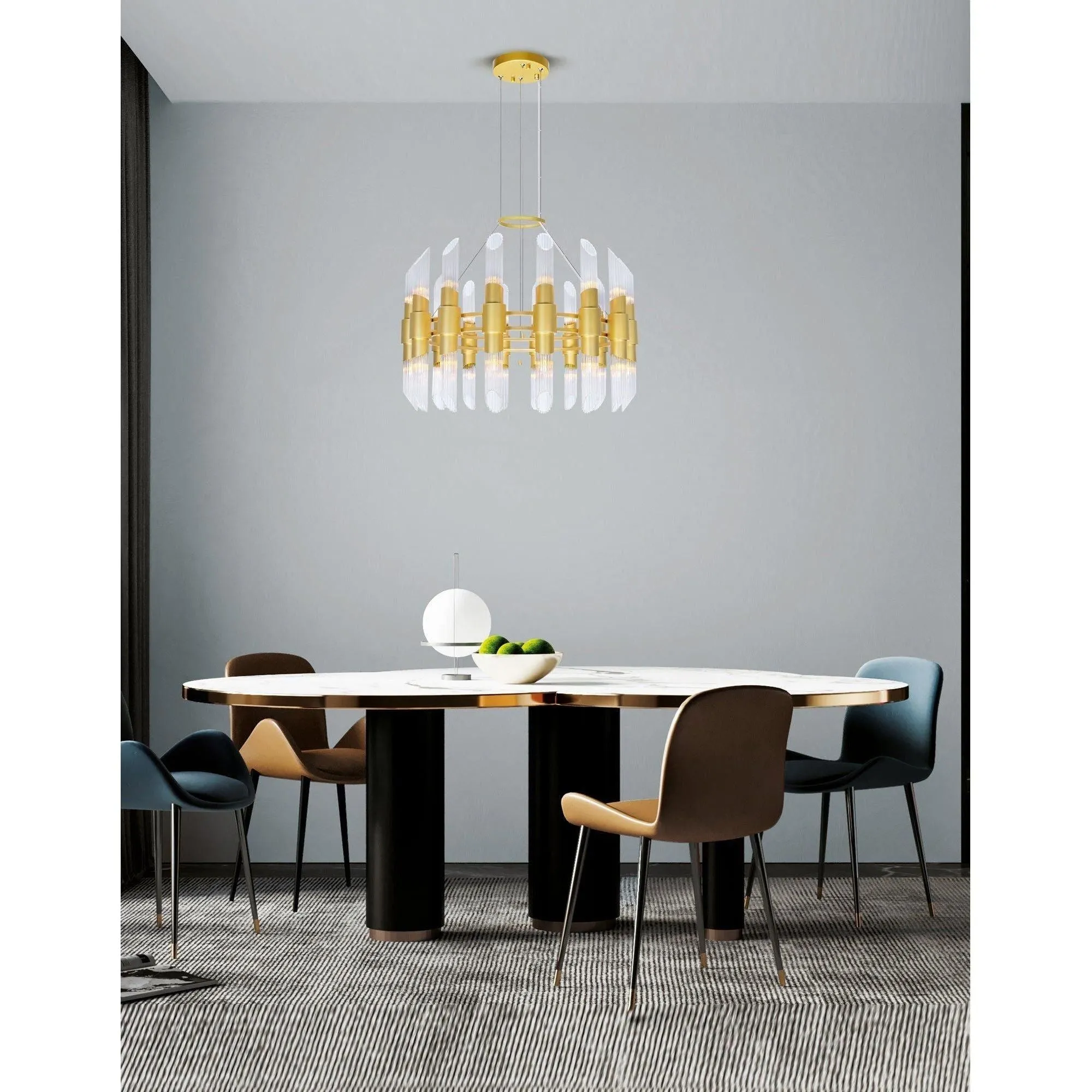 Croissant 32-Light Chandelier