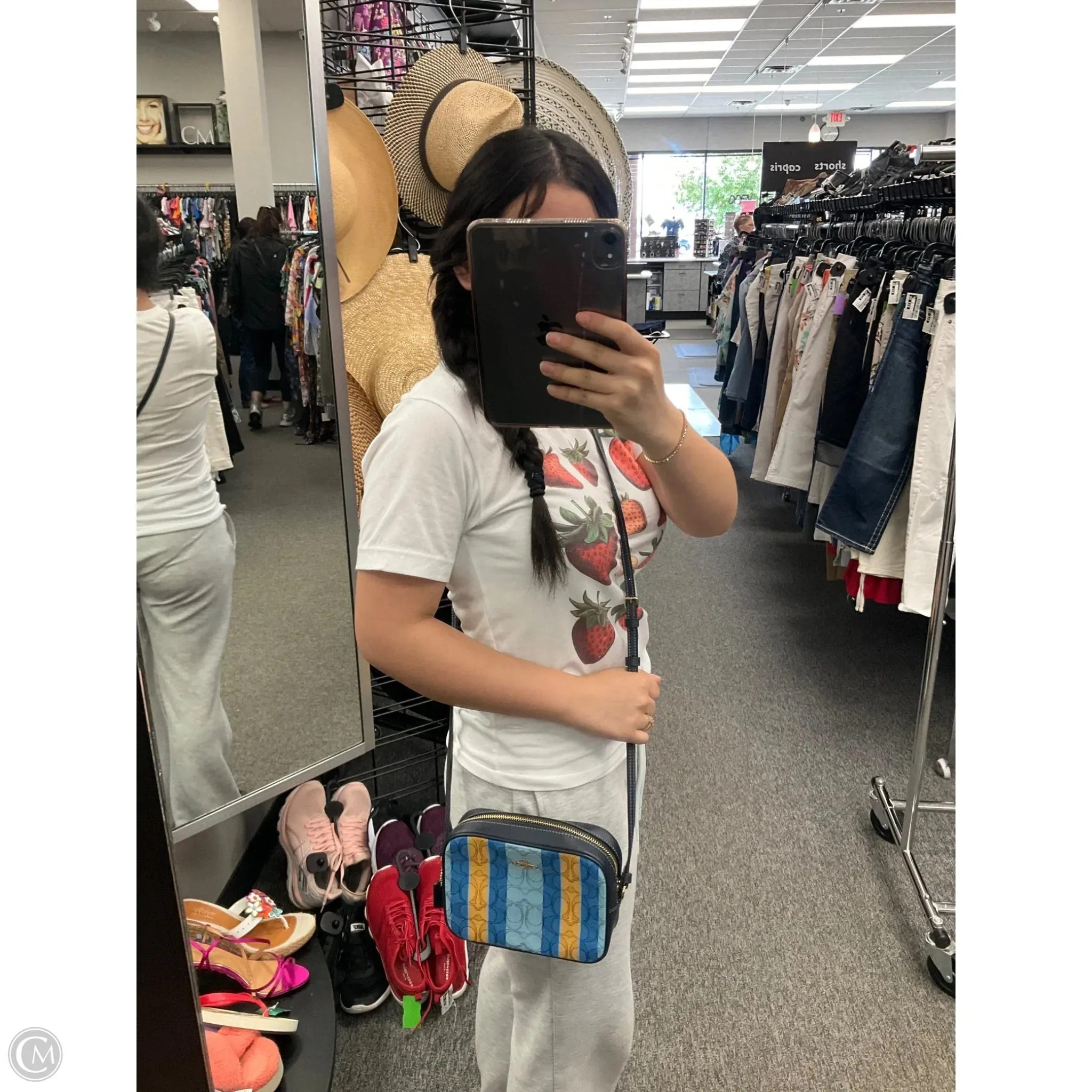 Crossbody Designer By Coach, Size: Small