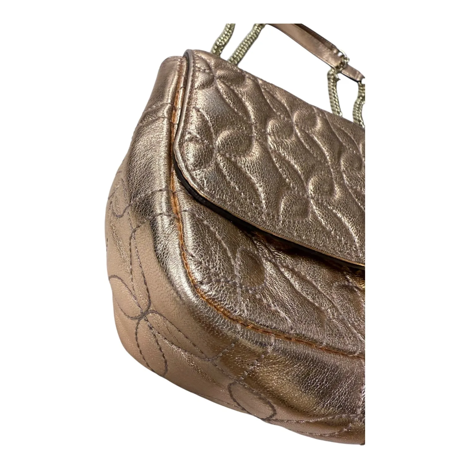 Crossbody Designer By Michael Kors In Rose Gold, Size:Medium