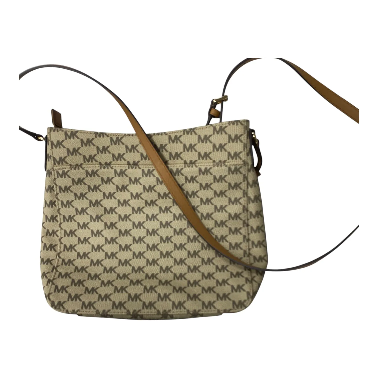 Crossbody Designer By Michael Kors In Tan, Size:Medium