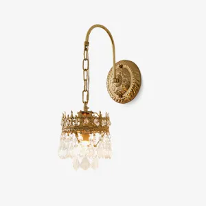 Crystal Crown Sconce Stylish Living Room Lights