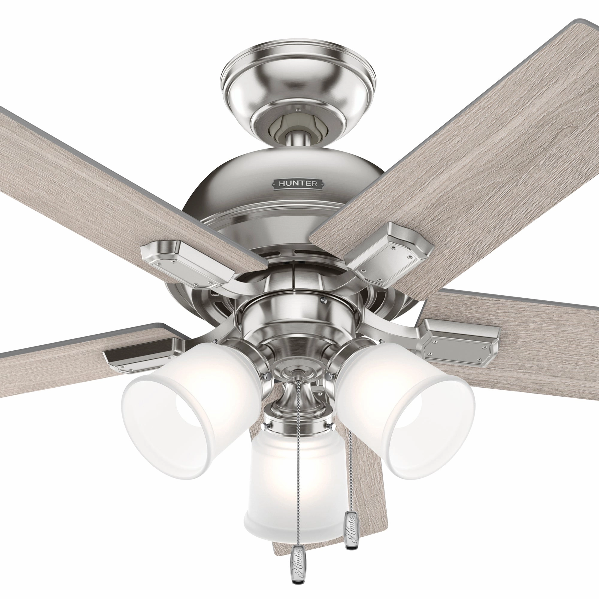 Crystal Peak 44"Ceiling Fan Brushed Nickel Mini Ceiling Fans promo
