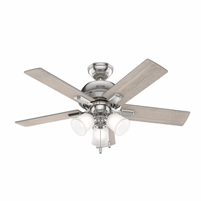 Crystal Peak 44"Ceiling Fan Brushed Nickel Small Fans FANS hot deal