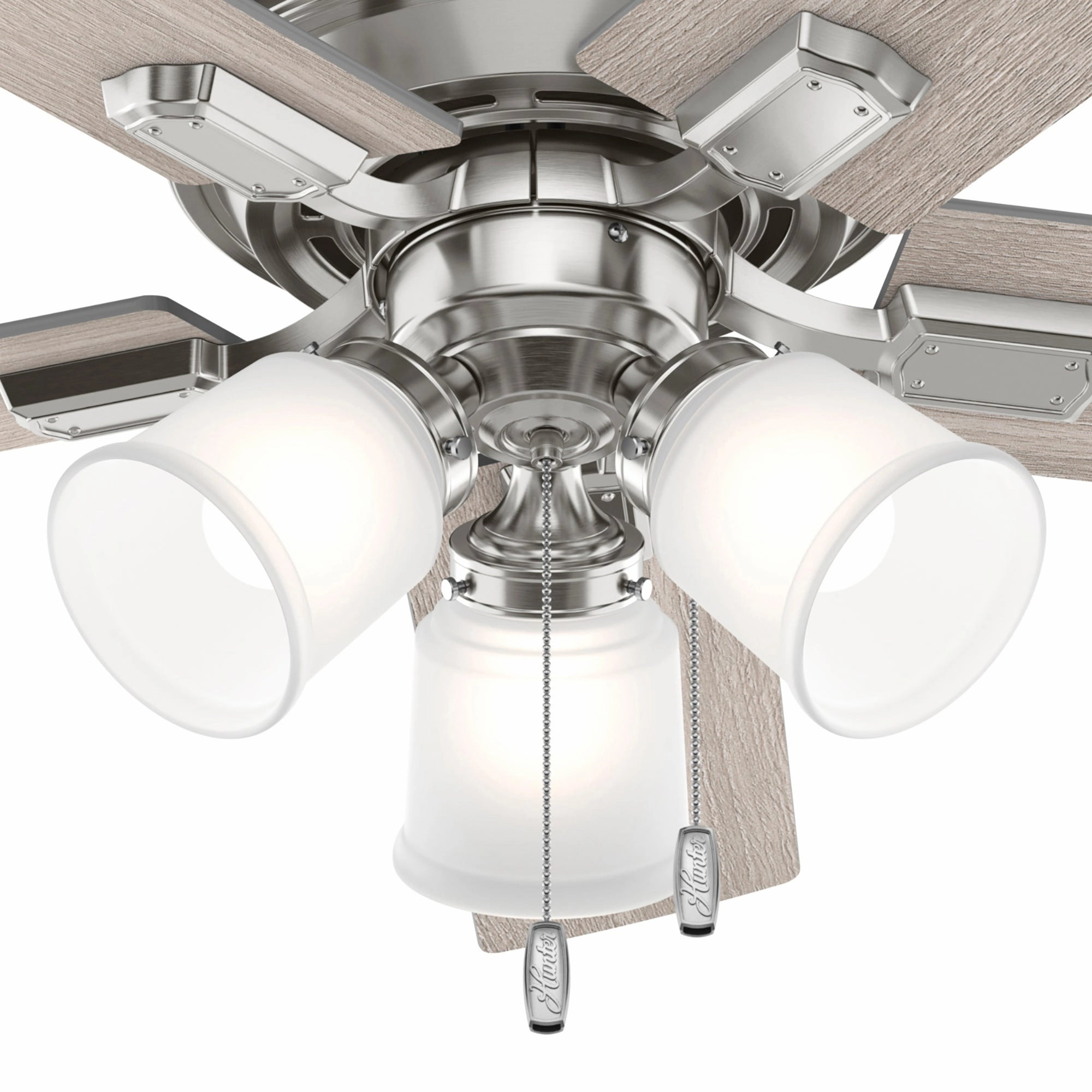 Crystal Peak 44"Ceiling Fan Brushed Nickel Mini Ceiling Fans promo