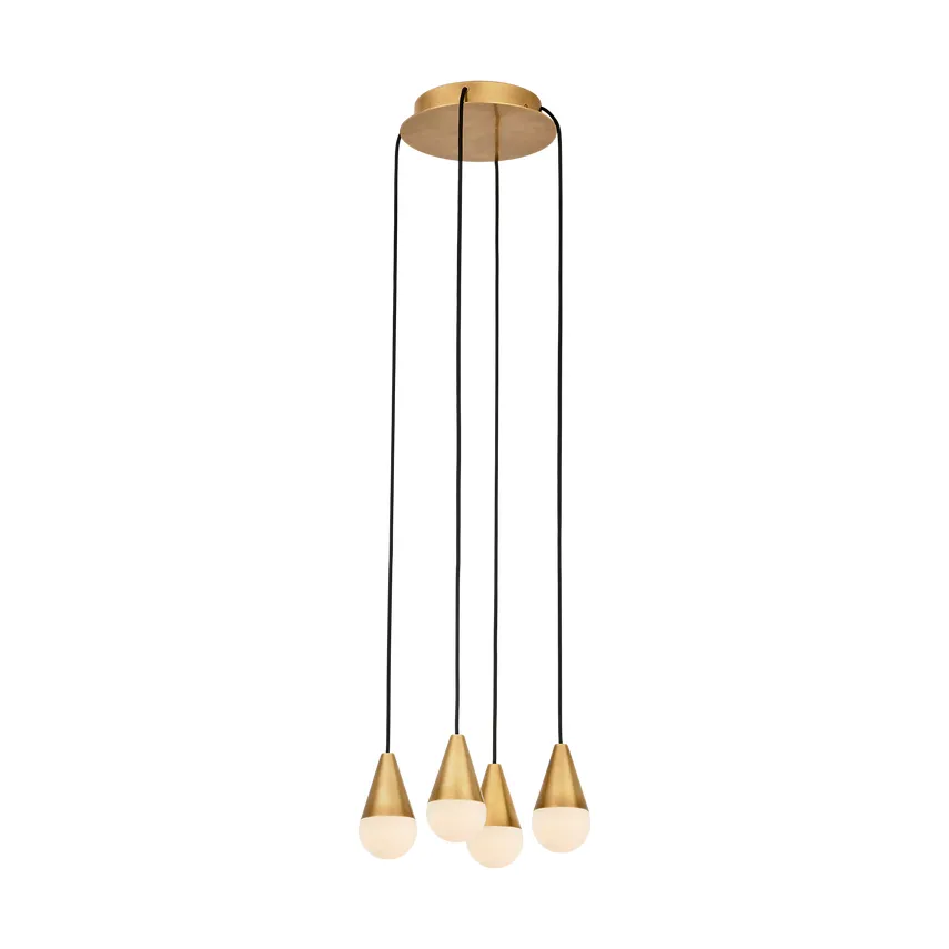 Cupola Alabaster 4-Light Chandelier