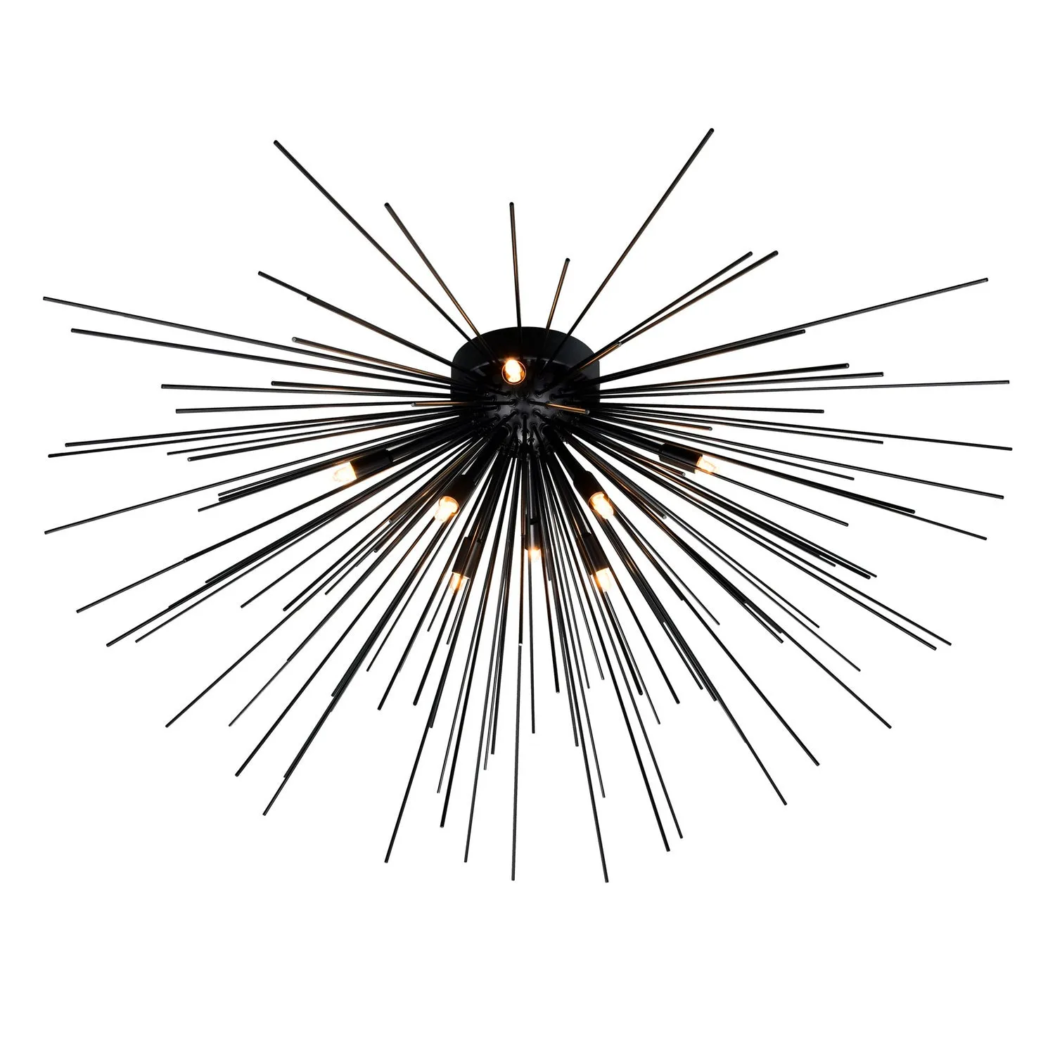 CWI Lighting Eight Light Flush Mount