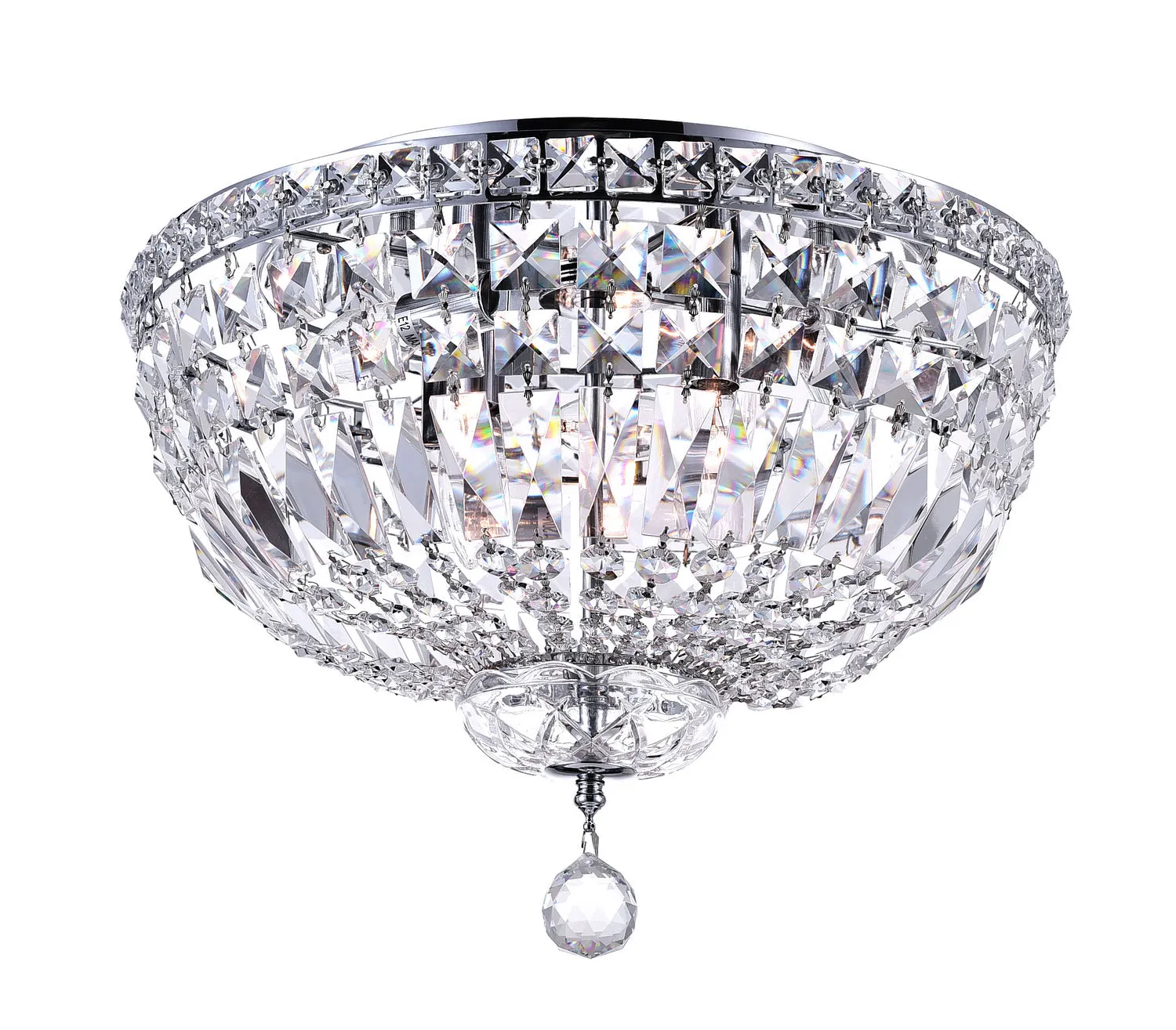 CWI Lighting Five Light Flush Mount Discount Ceiling Mount Lights