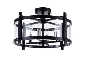 CWI Lighting Four Light Flush Mount Discount Ceiling Mount Lights