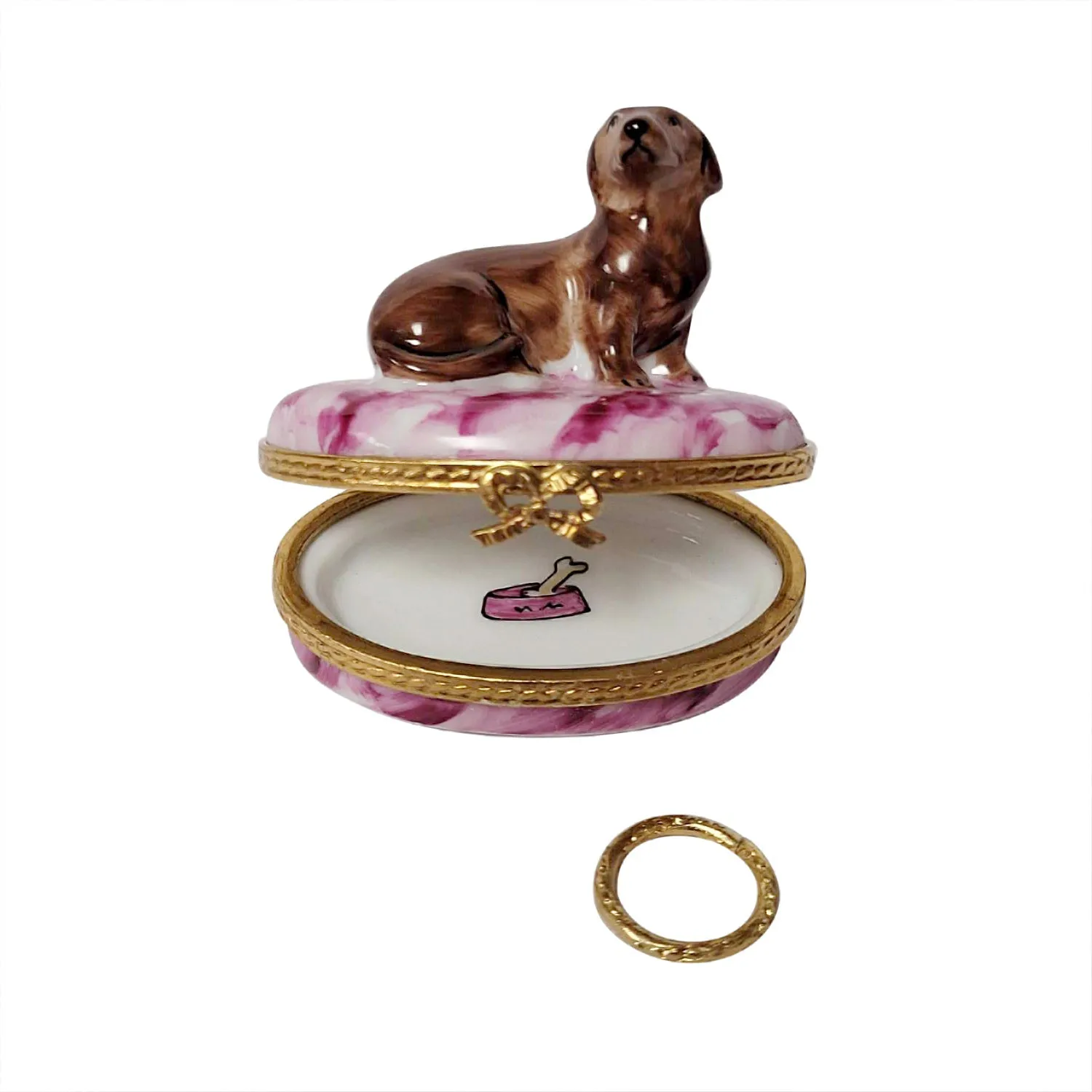 Dachshund Limoges Limoges Boxes collectors shop
