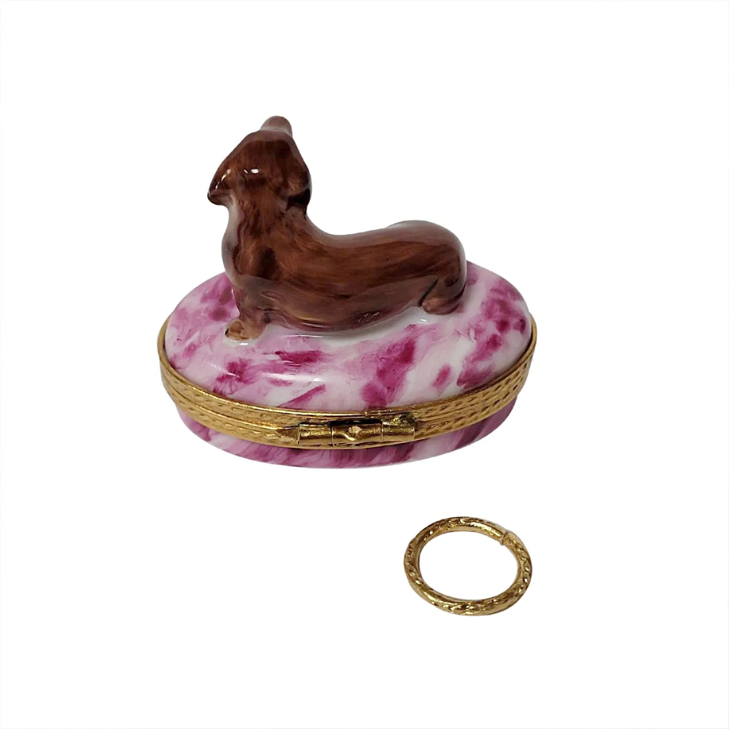 Dachshund Limoges Limoges Boxes collectors shop