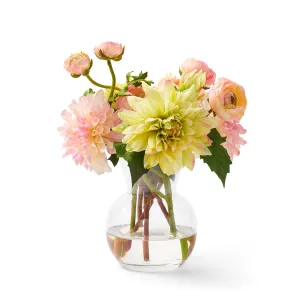 Dahlia & Ranunculus Bouquet Artificial Flowers Spring Refresh