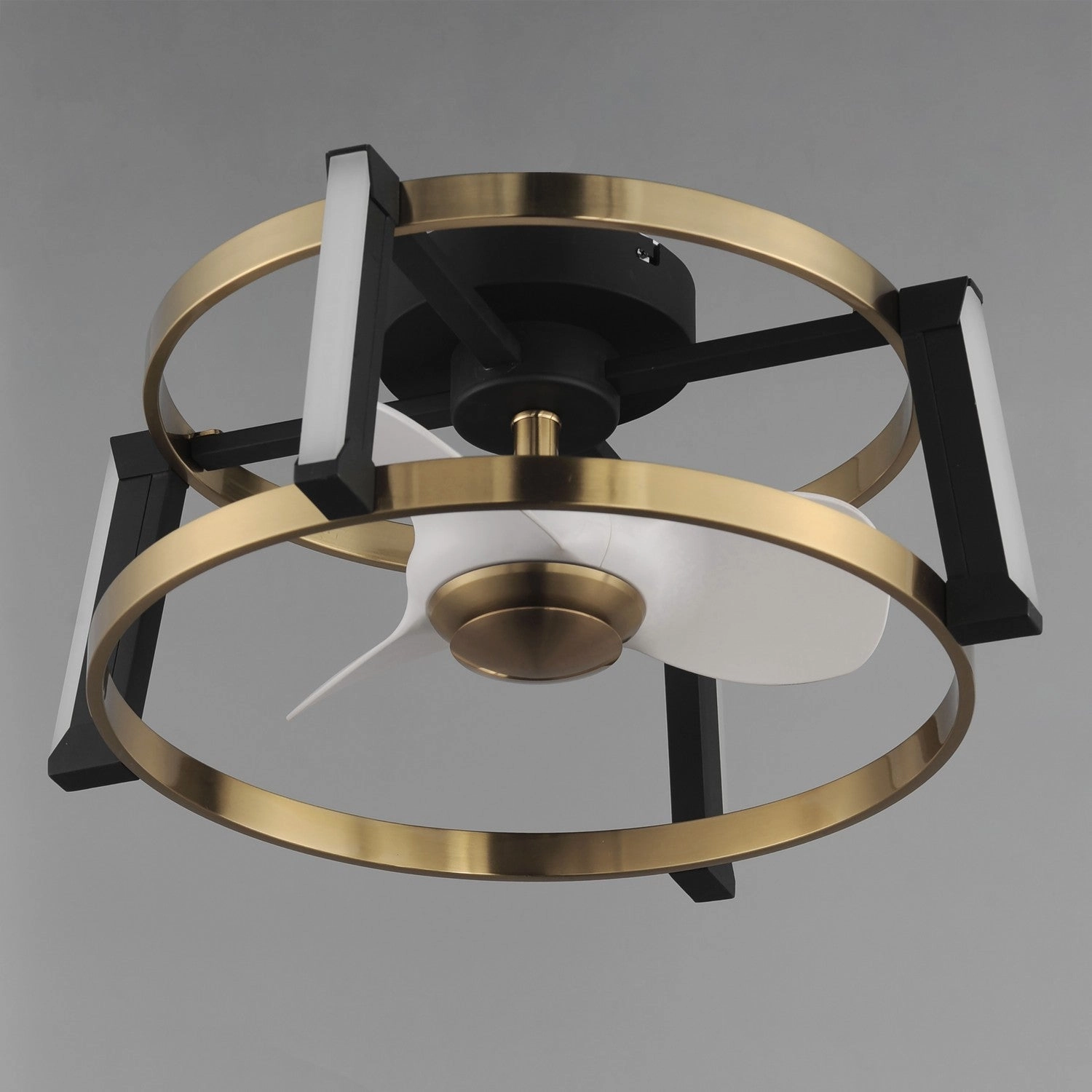 Darling LED Fandelight Black / Natural Aged Brass Fandeliers at discount prices