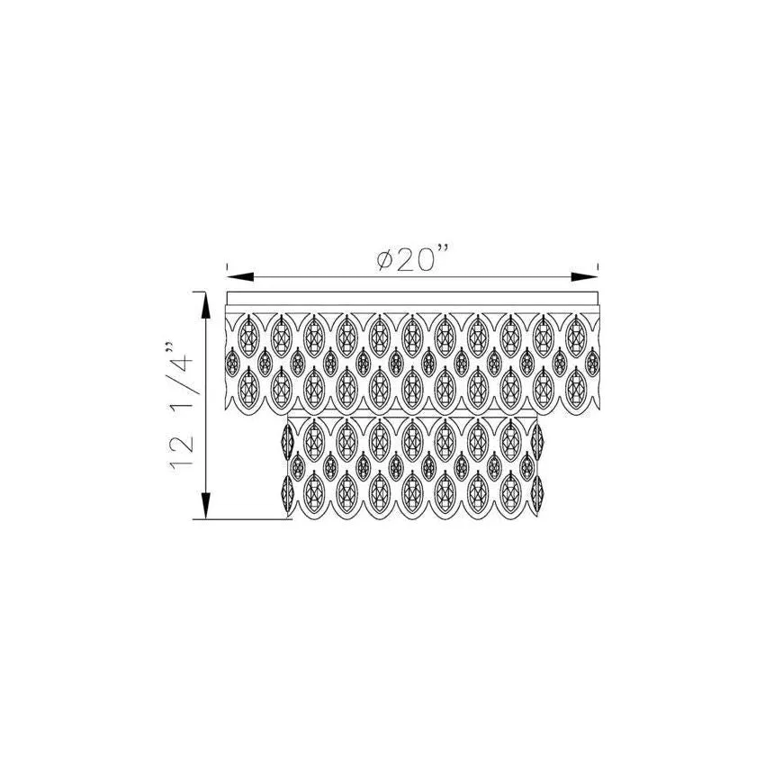 Dealey 9-Light Flush Mount