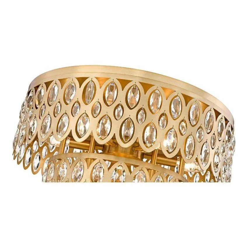 Dealey 9-Light Flush Mount