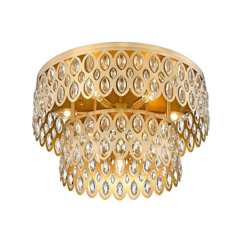 Dealey 9-Light Flush Mount