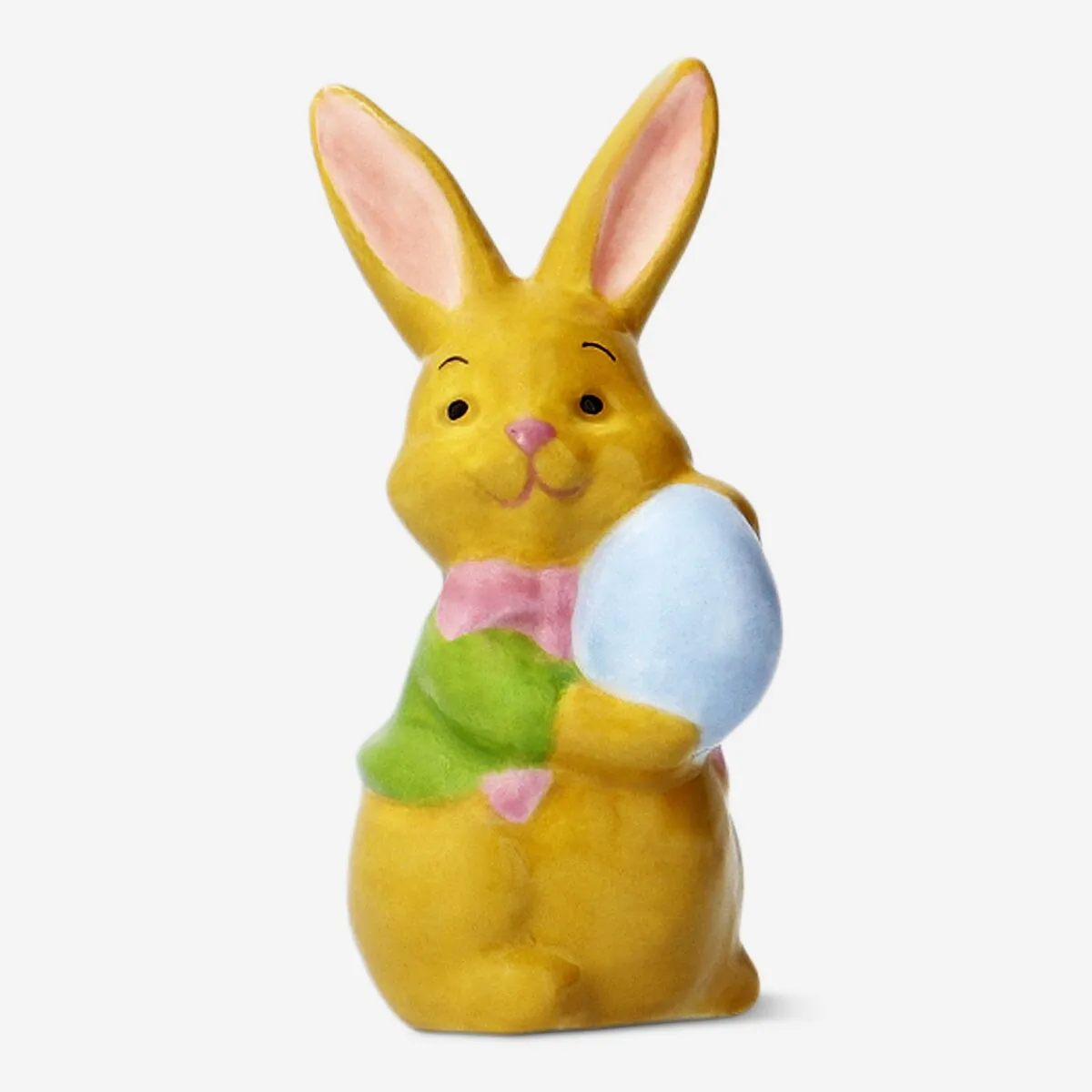Decorative ceramic rabbit with Easter egg - Small Home Decor clearance sale