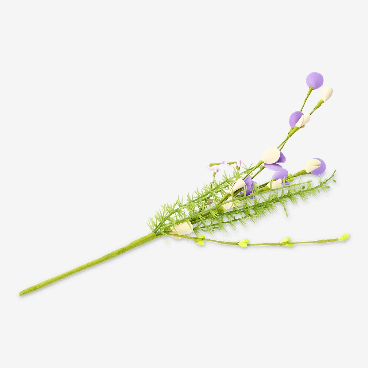 Decorative purple and yellow flower
