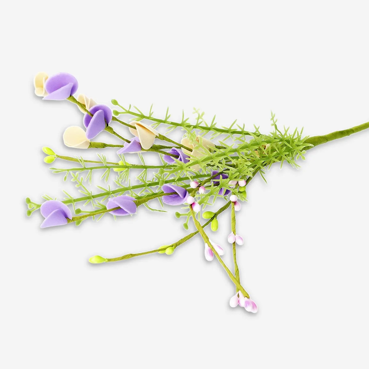 Decorative purple and yellow flower