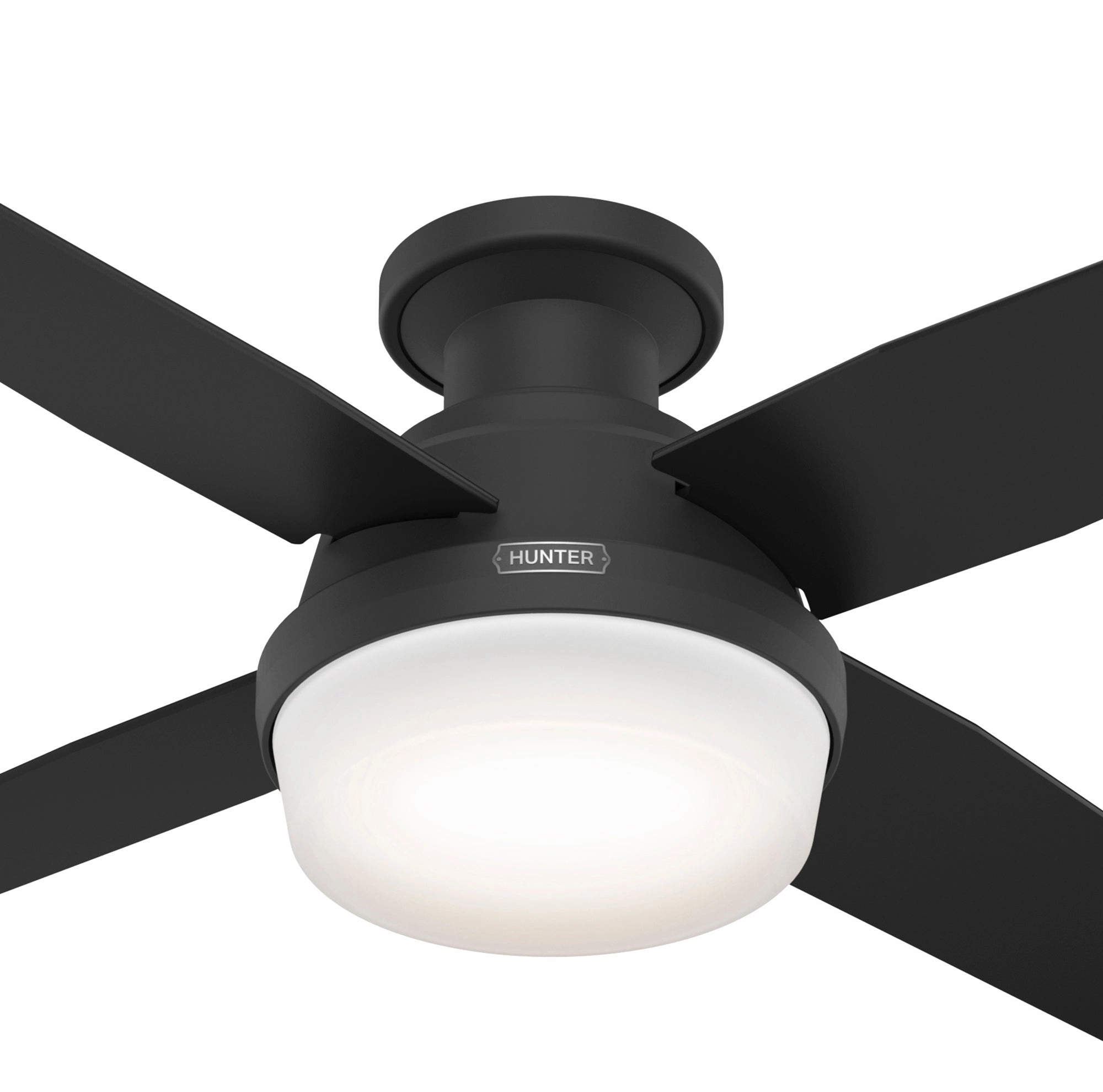 Dempsey 44"Ceiling Fan Matte Black Mini Ceiling Fans promo