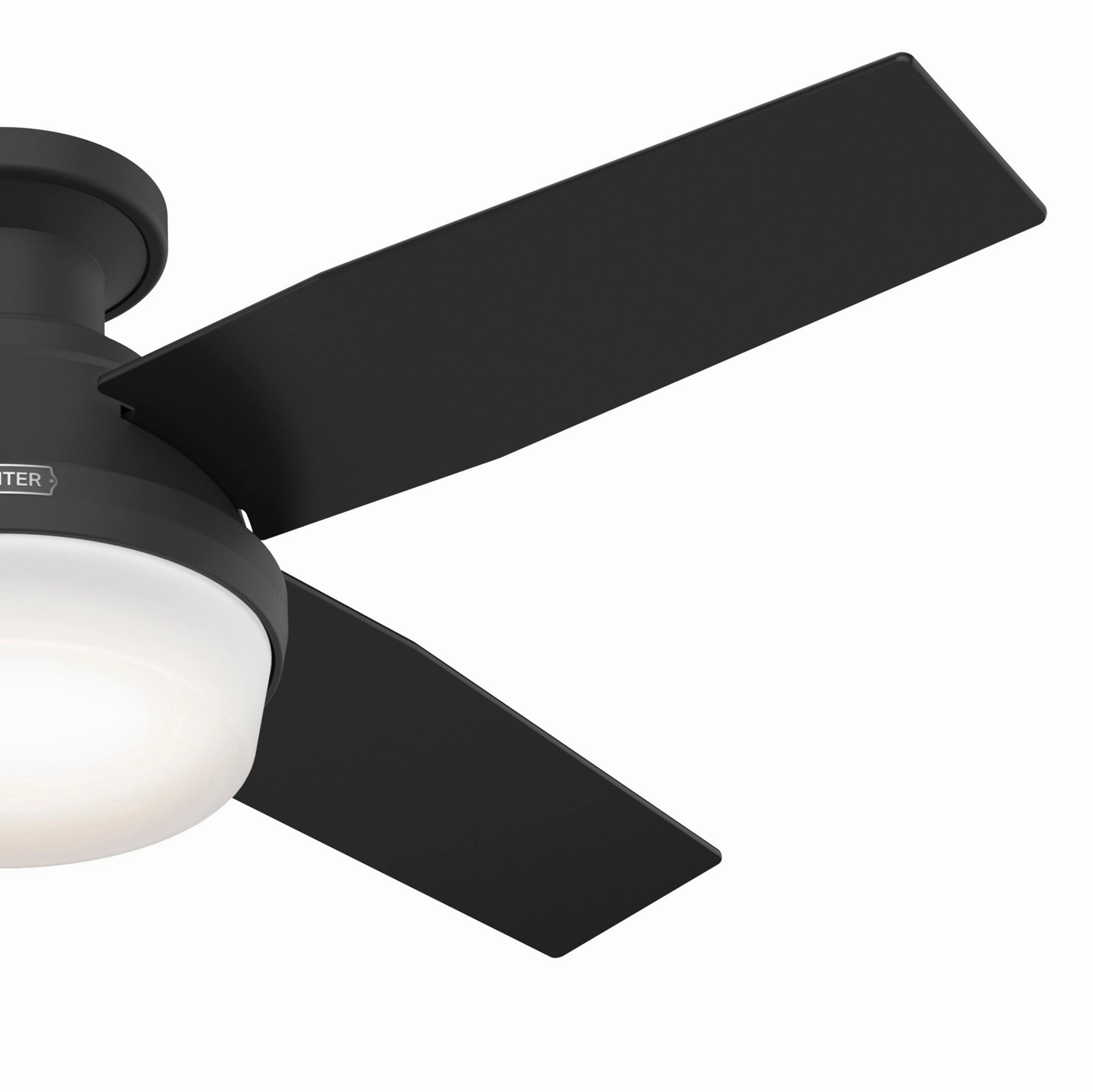 Dempsey 44"Ceiling Fan Matte Black Mini Ceiling Fans promo